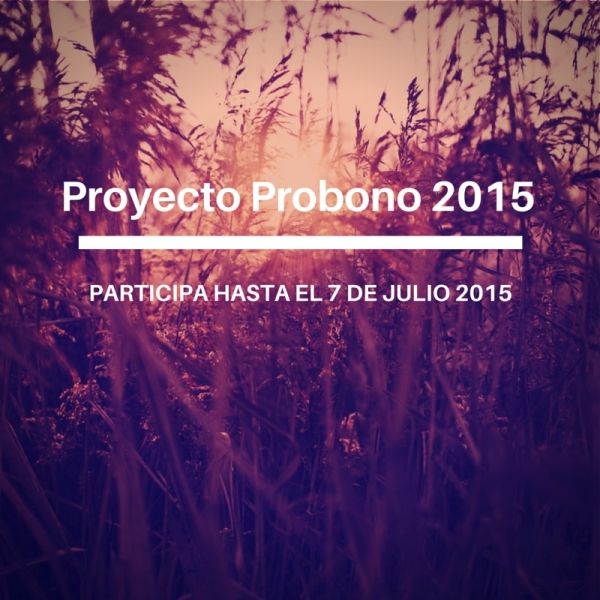 Proyecto PROBONO 2015