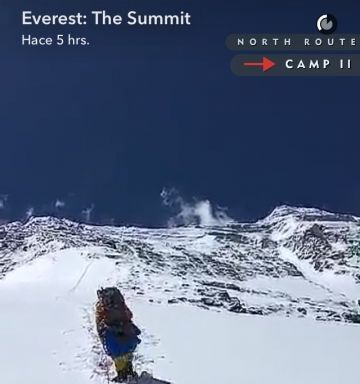Vive la subida al Everest con Snapchat